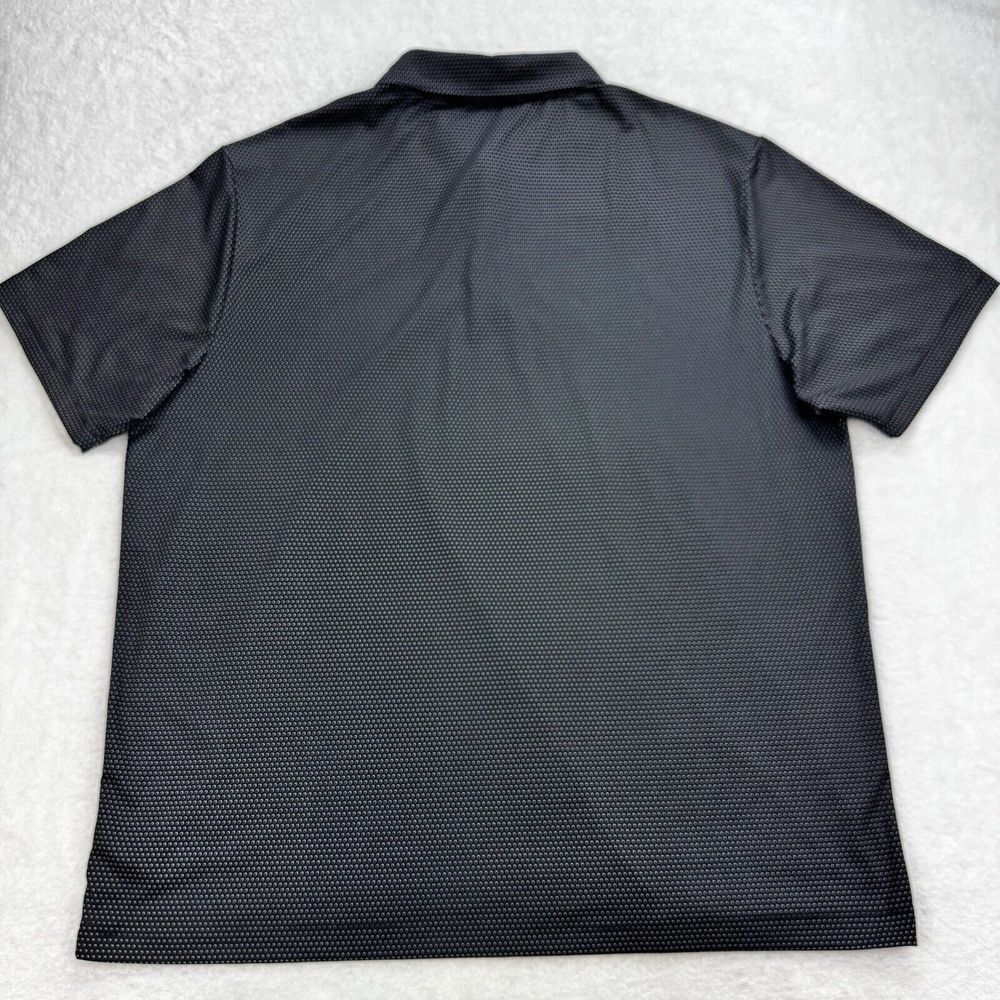 Rorie Whelan Golf Polo Men 2XL Black Dot Graphic S/S Performance - Picture 4 of 6